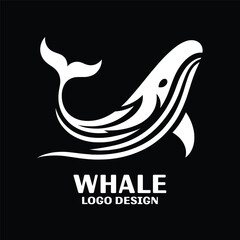 Whale Vector Logo Desgin