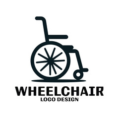 Wheelchair Vector Logo Desgin