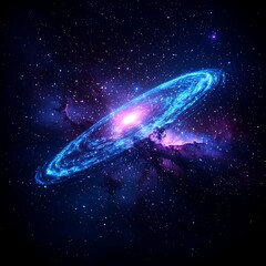 Obraz premium Galactic Nebula Cosmic Energy.