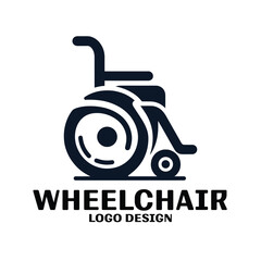 Wheelchair Vector Logo Desgin