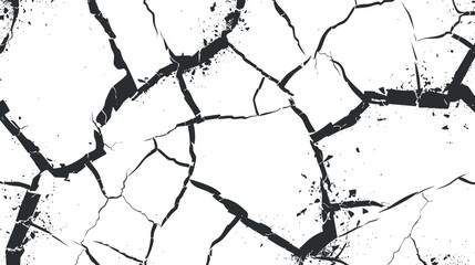 Obraz premium Cracked grunge texture background for design and vintage projects.