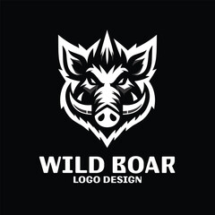 Wild Boar Vector Logo Desgin