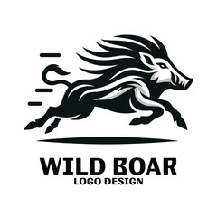Wild Boar Vector Logo Desgin