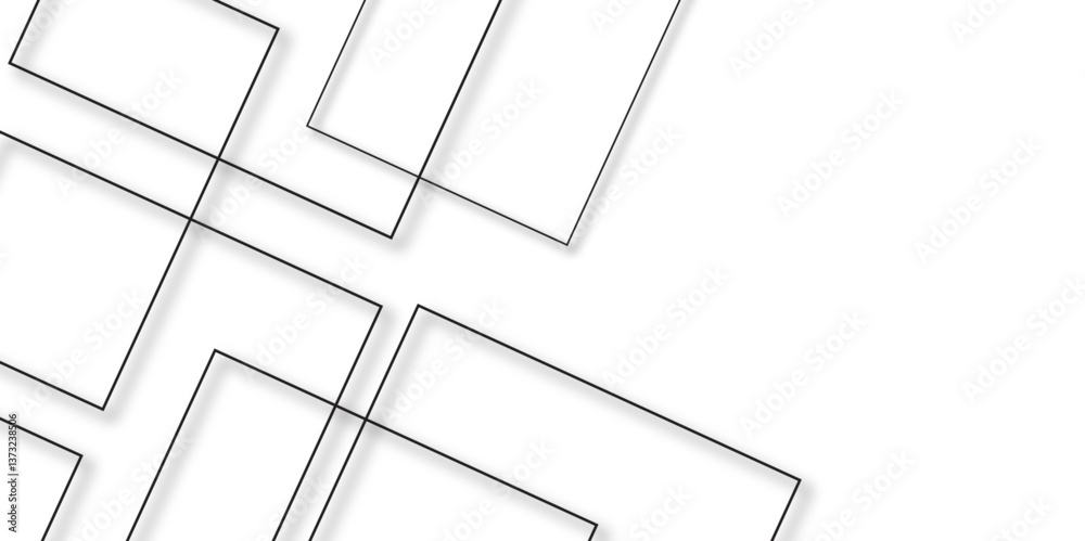Aufkleber Abstract background grey square stock line background. abstract artistic of geometric background dark shadows abstract seamless vector pattern. Minimal style website banner, decoration Vector.	