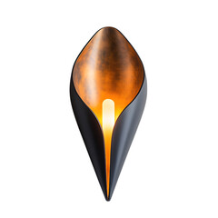 Modern Wall Sconces with Minimalist Designs Isolated on Transparent Background