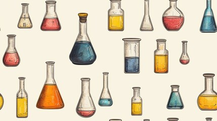 A diverse collection of colorful glass bottles displaying an array of shapes and hues perfect for decorative and artistic purposes