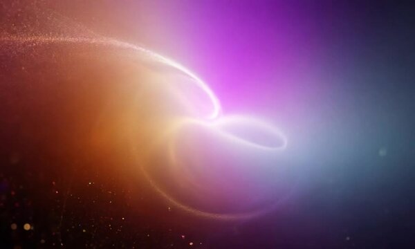 Abstract Multicolored Blurred Background with Particles