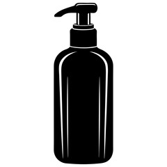 Conditioner Silhouette Black Vector