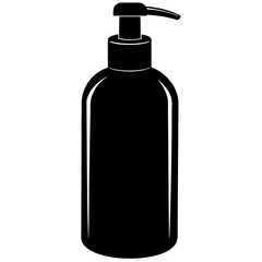 Conditioner Silhouette Black Vector