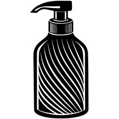 Conditioner Silhouette Black Vector