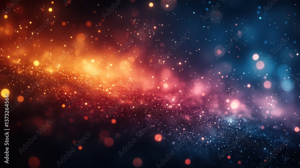 Wall mural abstract background with bokeh