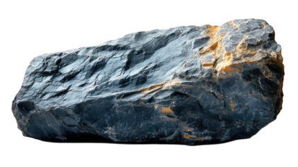 Lava stone on a white background