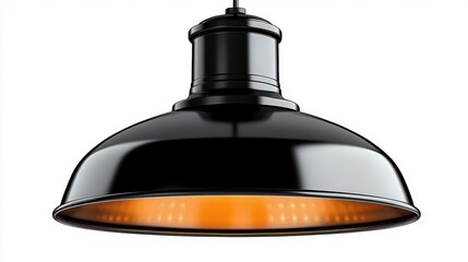 black ceiling light isolated,cartoon illustration style