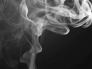 Blank Background with Smoke in Raw Style: Minimal Art for Abstract Posters and Decor