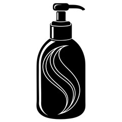 Shampoo Silhouette Black Vector