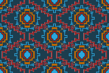 Ikat seamless, sewing pattern, Motif, boho, Damask tile, rug, ethnic handmade, geometric design, ethnic tribal, seamless doodle, embroidery abstract, navajo pattern, paisley textiles, printing product