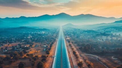 An illustration of a future city