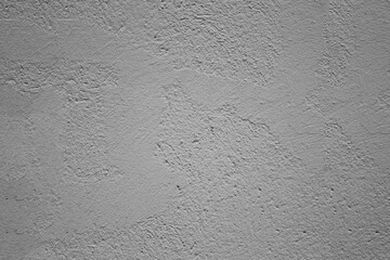 Full frame image of textured stucco in bright grey gray color. backdrop texture of brown beige plaster for 3d model, background, pattern, poster, collage, gift wrap, wallpaper