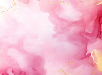 A stunning abstract background featuring soft pink hues with delicate golden accents, perfect for creative projects or elegant presentations.