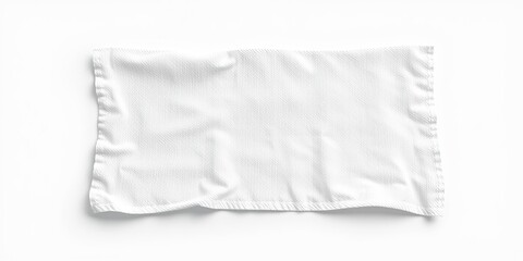 Rustic Tea Towel Mockup with Blank Design Area