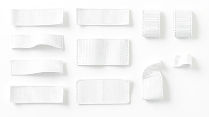 Hem Tag Mockup - Blank Design Template for Apparel