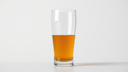 Empty Pint Glass Mockup -  Modern Design Template