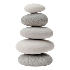 Fototapeta premium Serenity in Balance Stacked Pebbles Natural Beauty