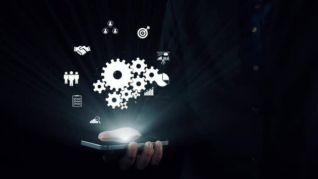 Business person fosters teamwork and collaboration, enhancing team function and productivity. Elevating teamwork through strategic collaboration and shared goals. UUID