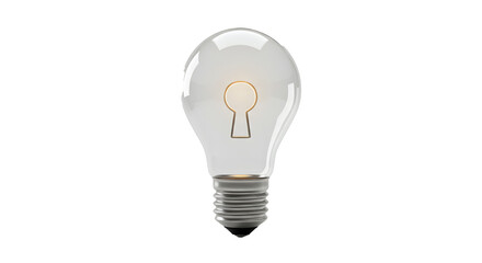 light bulb isolated  on white background 