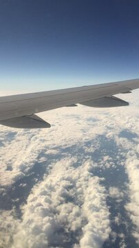 view from airplane window