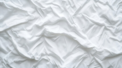 Obraz premium Soft white fabric with gentle wrinkles creates serene and calming atmosphere, perfect for various design projects