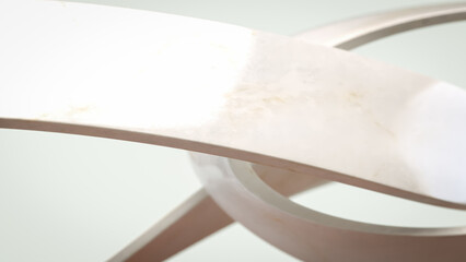 The White marble Abstract Background 3D rendering.