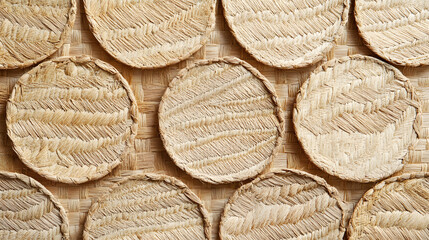 straw, brown, isolated, basket, wicker, hat, wood, rope, object, pattern, texture, round, food, material, container, craft, natural, woven, closeup, box, circle, string, decoration, wooden, roll