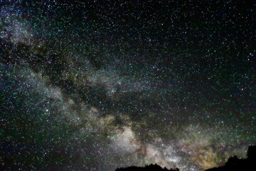 Milky Way seen from Yosemite Valley, California