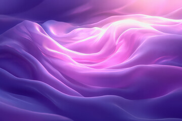 Obraz premium Soft pink and blue wave illustrating graceful simplicity in nature with gentle curves and fluid movement