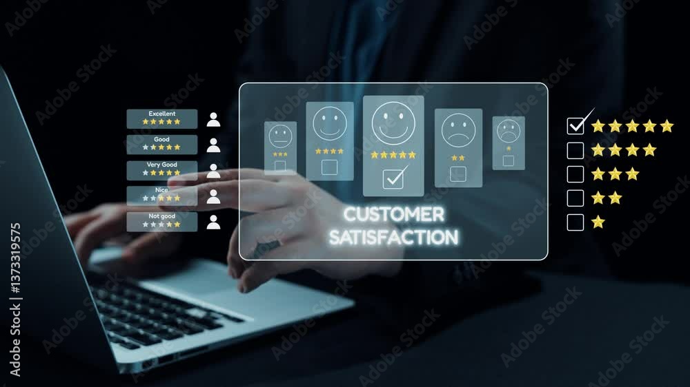 Poster digital interface of a chat ai application displayed on a laptop in a dark setting, emphasizing user