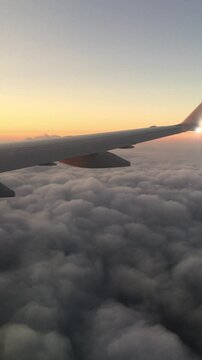 view from airplane window