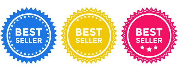 Best Seller Badge, Vector Illustration best seller Label Sign Symbol