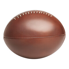 Classic Leather Football on Isolated