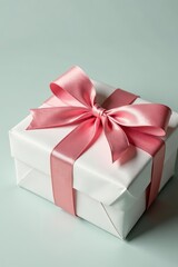 Recycled paper gift wrap, eco-friendly ribbon , detail, gift wrap, sustainable packaging