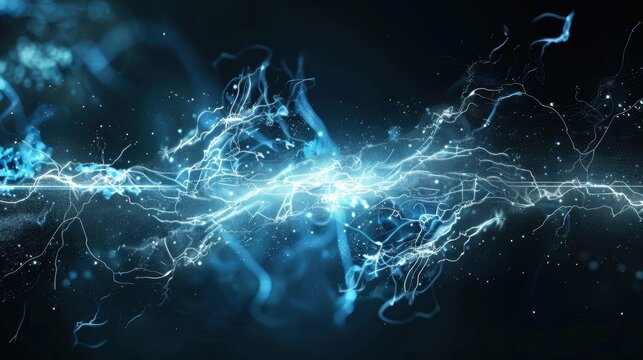 Light Sparks: Fast, sharp bursts of light represent an electric charge, bringing a dynamic energy to tech-inspired scenes or visuals with high motion.
