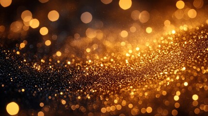 shiny golden glitter texture background christmas holiday celebration theme luxury shimmering gold flakes powder abstract background