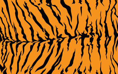 stripe animals jungle tiger fur texture pattern seamless repeating orange yellow black. print