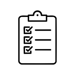 Checklist Clipboard Icon for Task Management