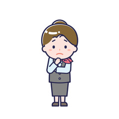 販売員／女性 25