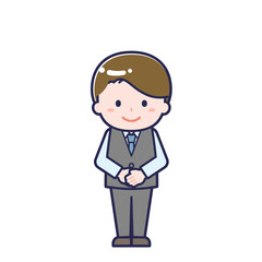 販売員／男性 01