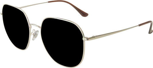 Sunglasses frame isolated on white background