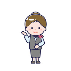 販売員／女性 18