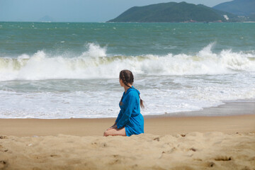 girl on the beach
