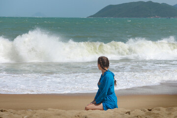 girl on the beach
